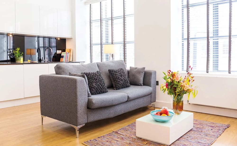 The Commercial Street Apartments, Shoreditch: Bedroom in a one-bedroom apartment, photo 1