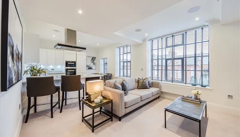 Palace Wharf Apartments, Fulham: Bedroom in a two-bedroom apartment, photo 1