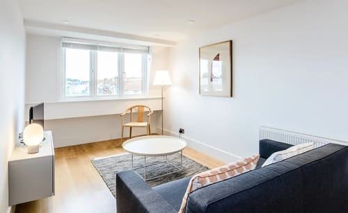 Fulham Road, Fulham: Bedroom in a one-bedroom apartment, photo 2