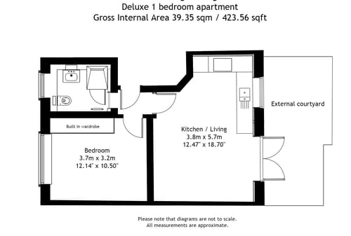 Cheval Place Apartments, Knightsbridge: Floor plan