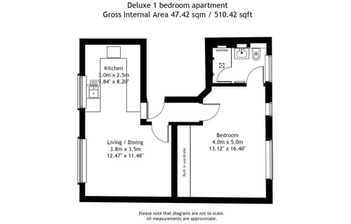 Cheval Place Apartments, Knightsbridge: Floor plan