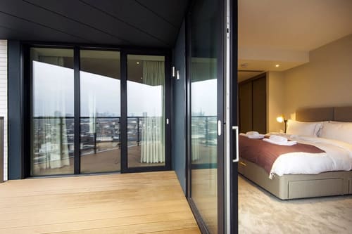 3 Bedroom Apartment in Pimlico B, Pimlico: Balcony seen from the bedroom