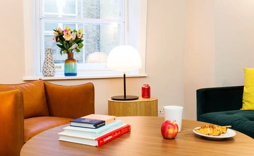 The Bank Apartments, East London: Bedroom in a one-bedroom apartment, photo 4