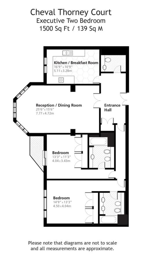 Cheval Thorney Court, Kensington: Floor plan