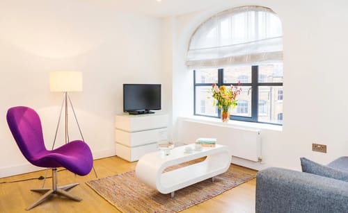 The Commercial Street Apartments, Shoreditch: Bedroom in a two-bedroom apartment, photo 9