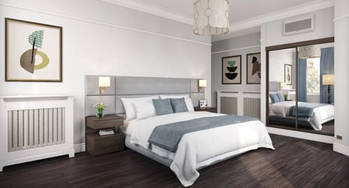 Prince of Wales Apartments, Kensington: Bedroom, photo 3