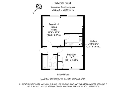 The Chilworth Apartments, Paddington: Floor plan