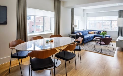 America Square, East London: Bedroom in a two-bedroom apartment, photo 3