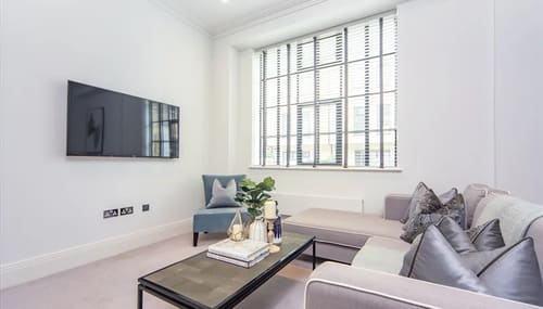 Palace Wharf Apartments, Fulham: Bedroom in a one-bedroom apartment, photo 7