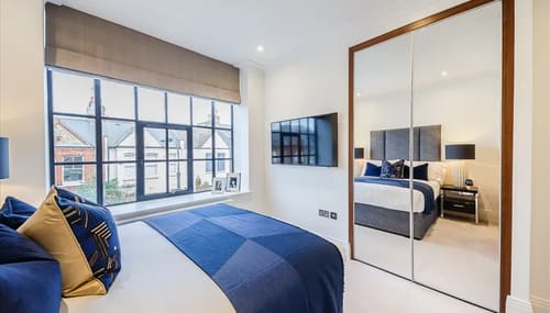 Palace Wharf Apartments, Fulham: Bedroom in a two-bedroom apartment, photo 3