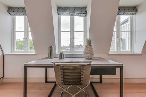 The Westminster Residences, Westminster: Desk under dormer windows